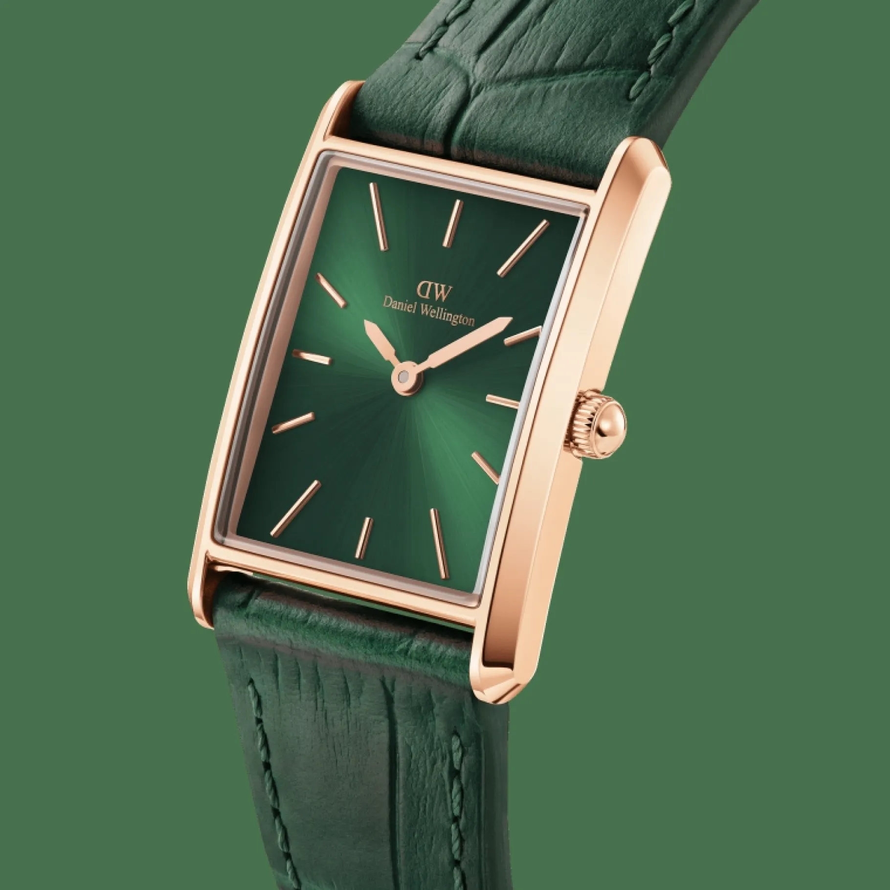 Daniel Wellington Bound Crocodile Emerald Sunray>Donna Orologio Donna