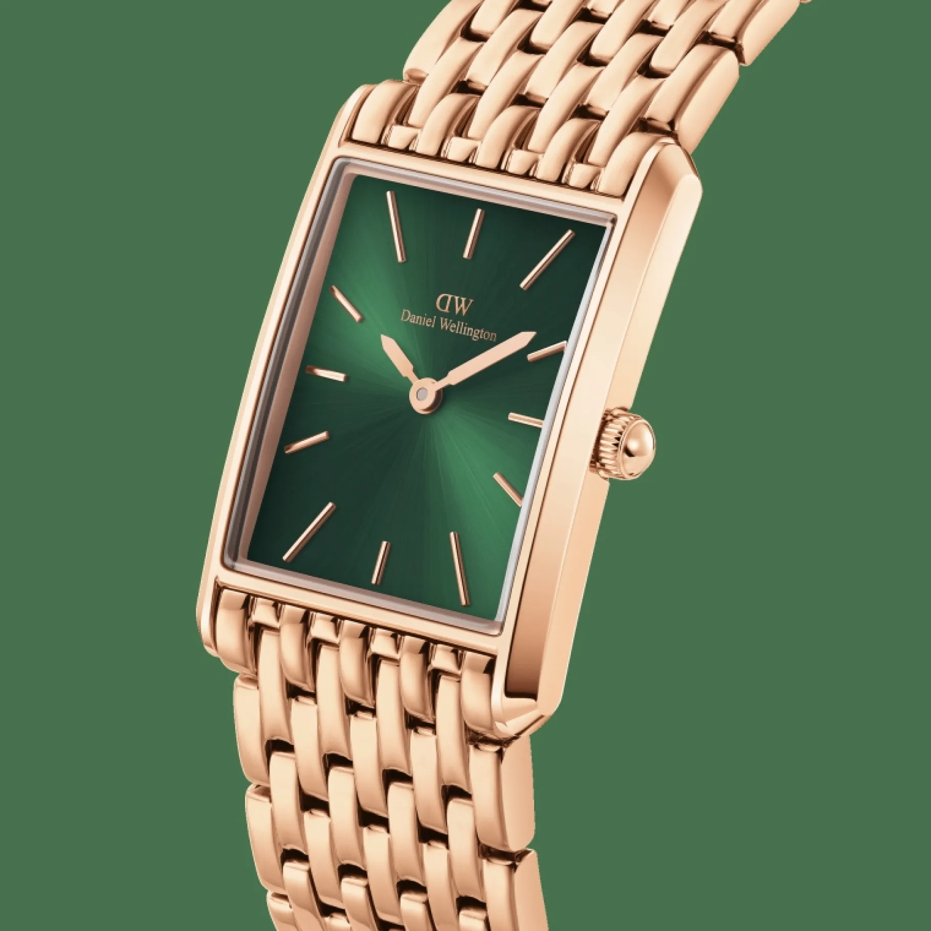 Daniel Wellington Bound 9-Link Emerald Sunray>Donna Orologio Donna