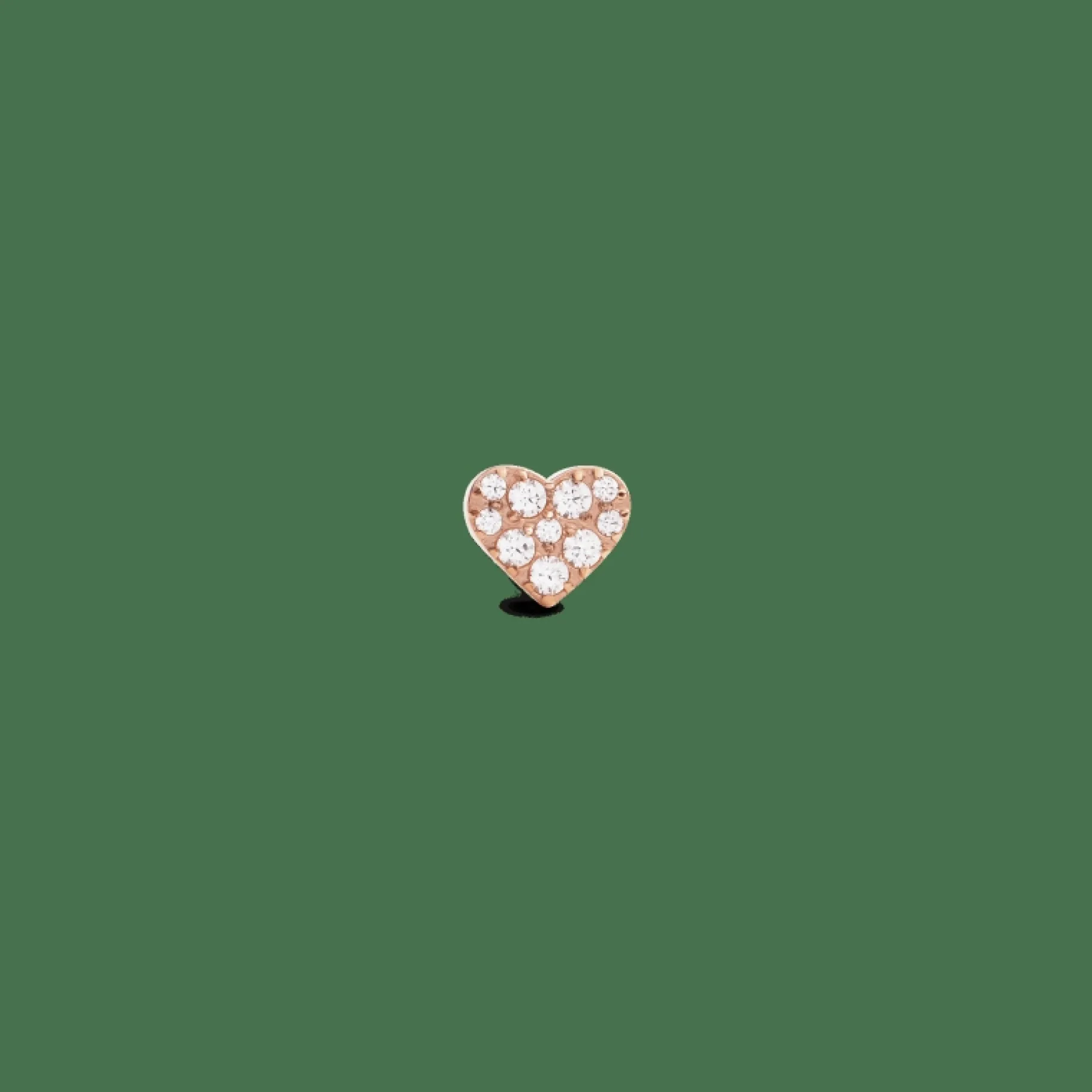 Daniel Wellington Crystal Heart Stud> Orecchini