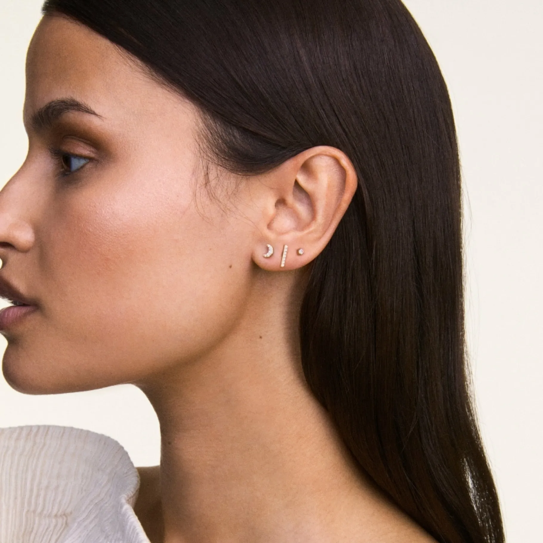 Daniel Wellington Crystal Moon Stud> Orecchini