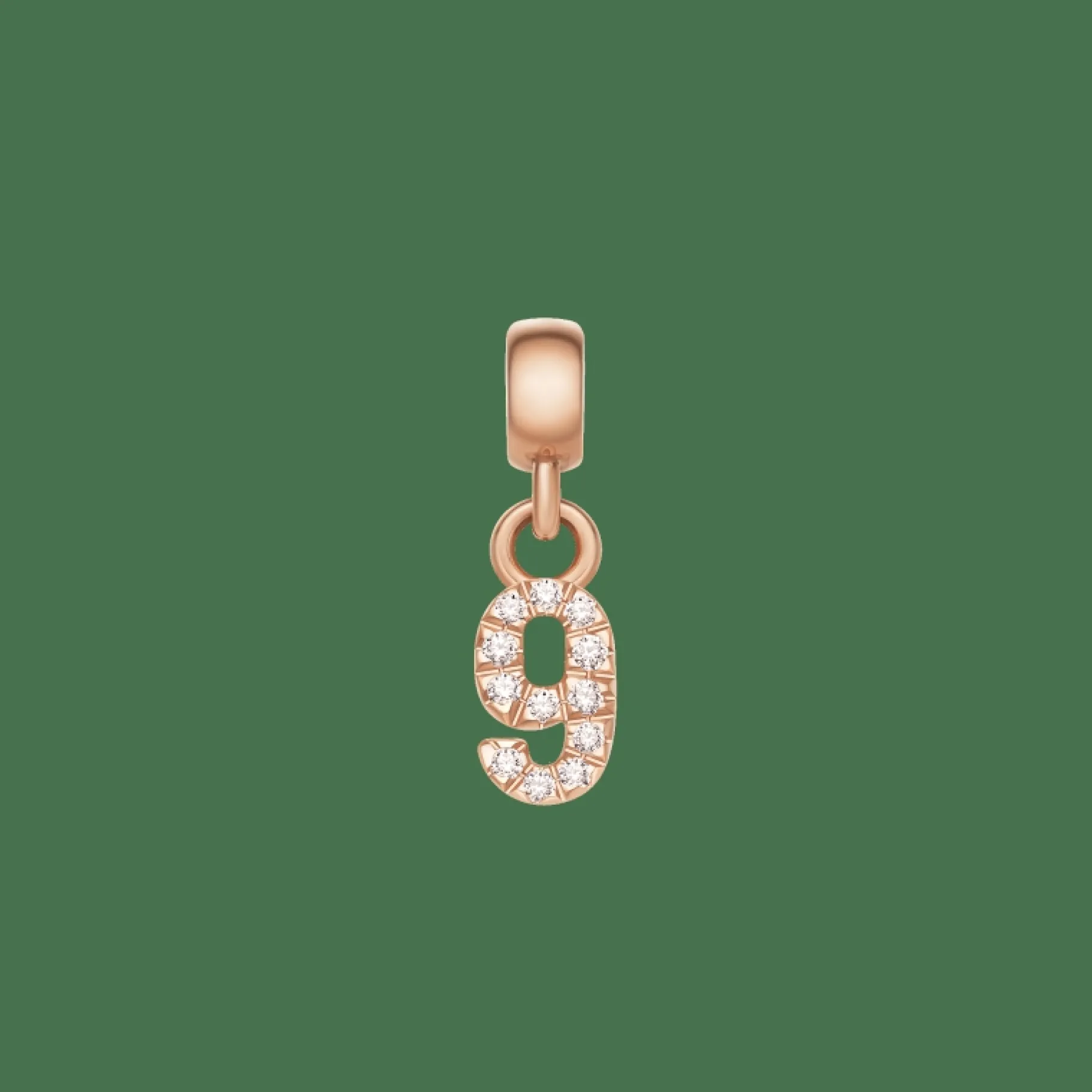 Daniel Wellington Crystal Number Charm> Ciondoli