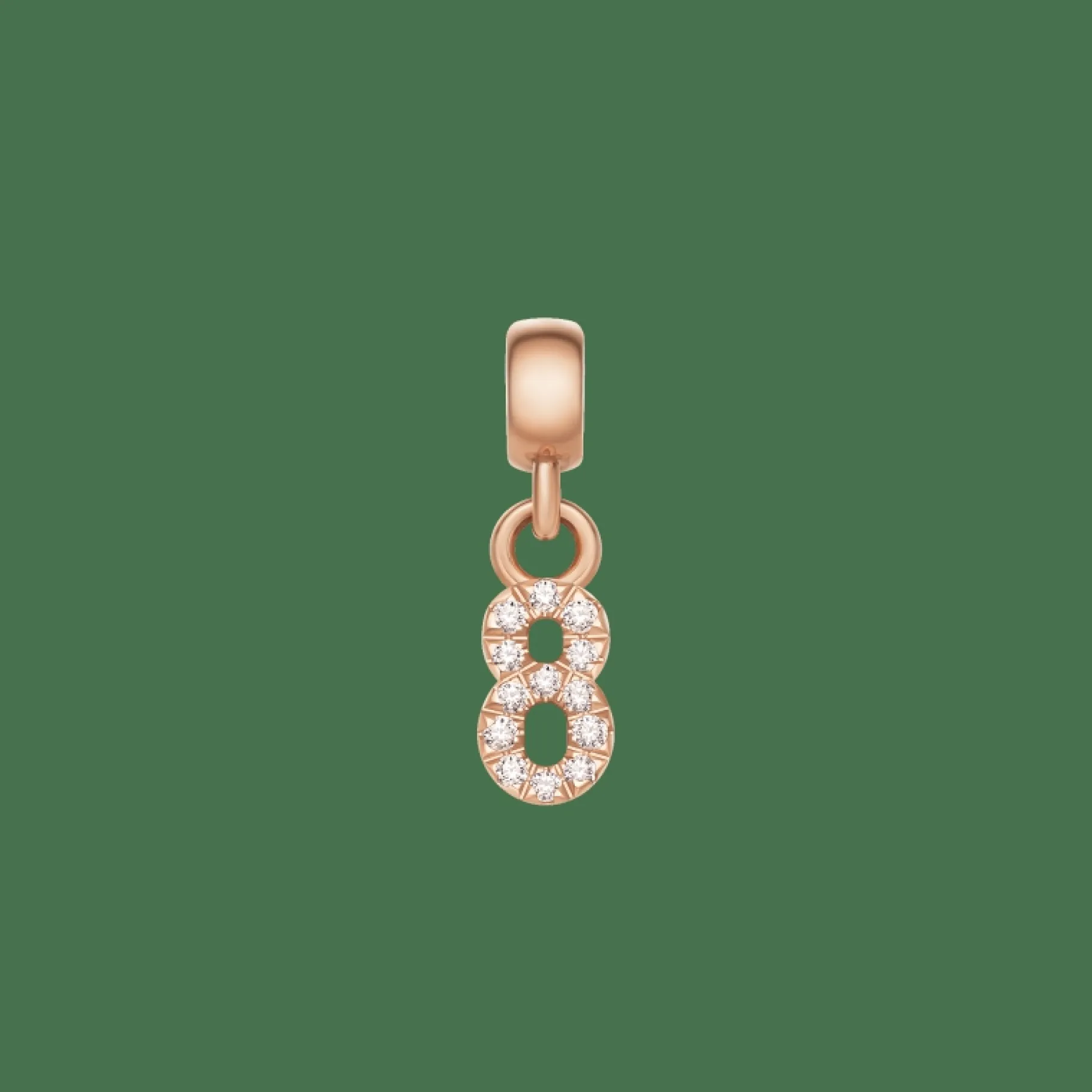 Daniel Wellington Crystal Number Charm> Ciondoli