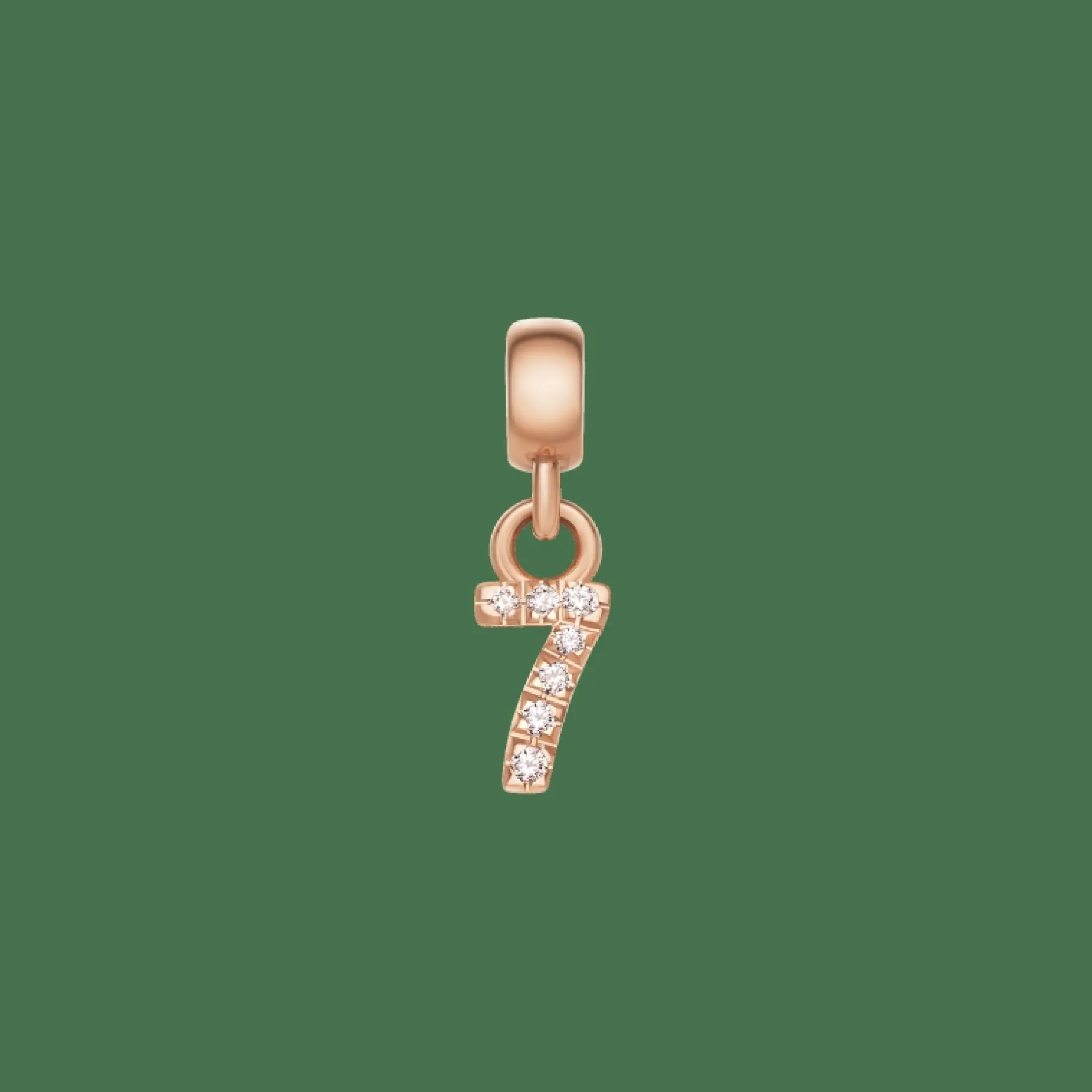 Daniel Wellington Crystal Number Charm> Ciondoli