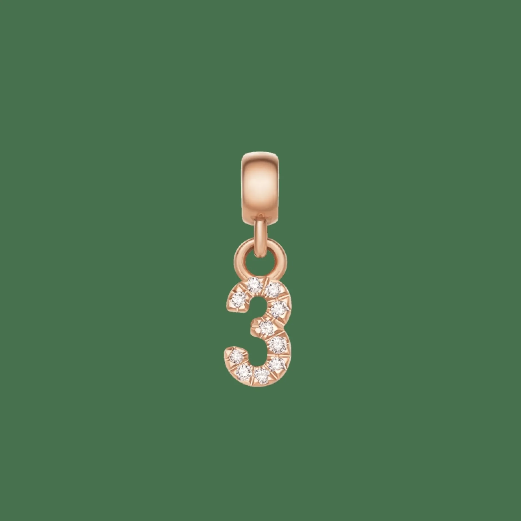 Daniel Wellington Crystal Number Charm> Ciondoli
