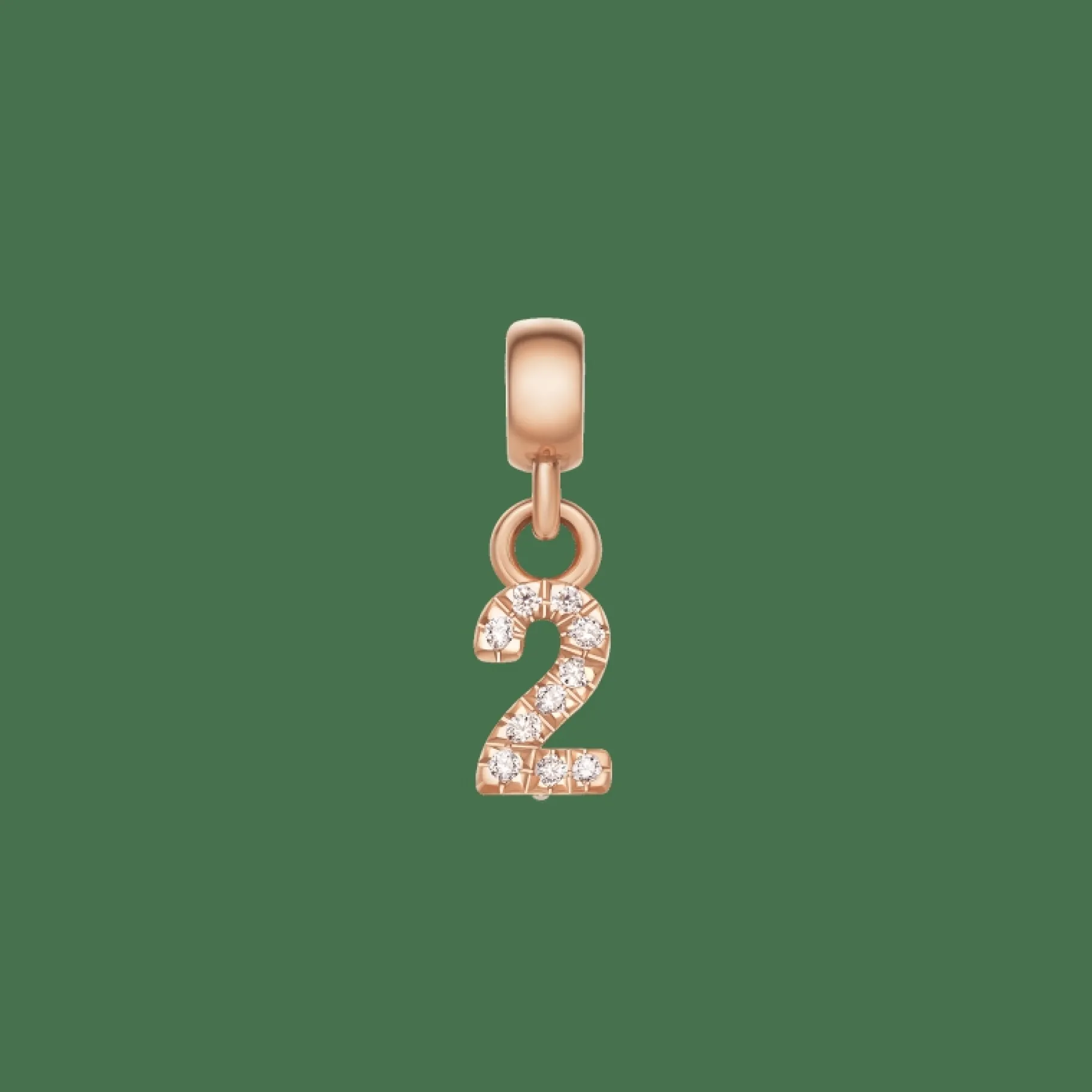 Daniel Wellington Crystal Number Charm> Ciondoli