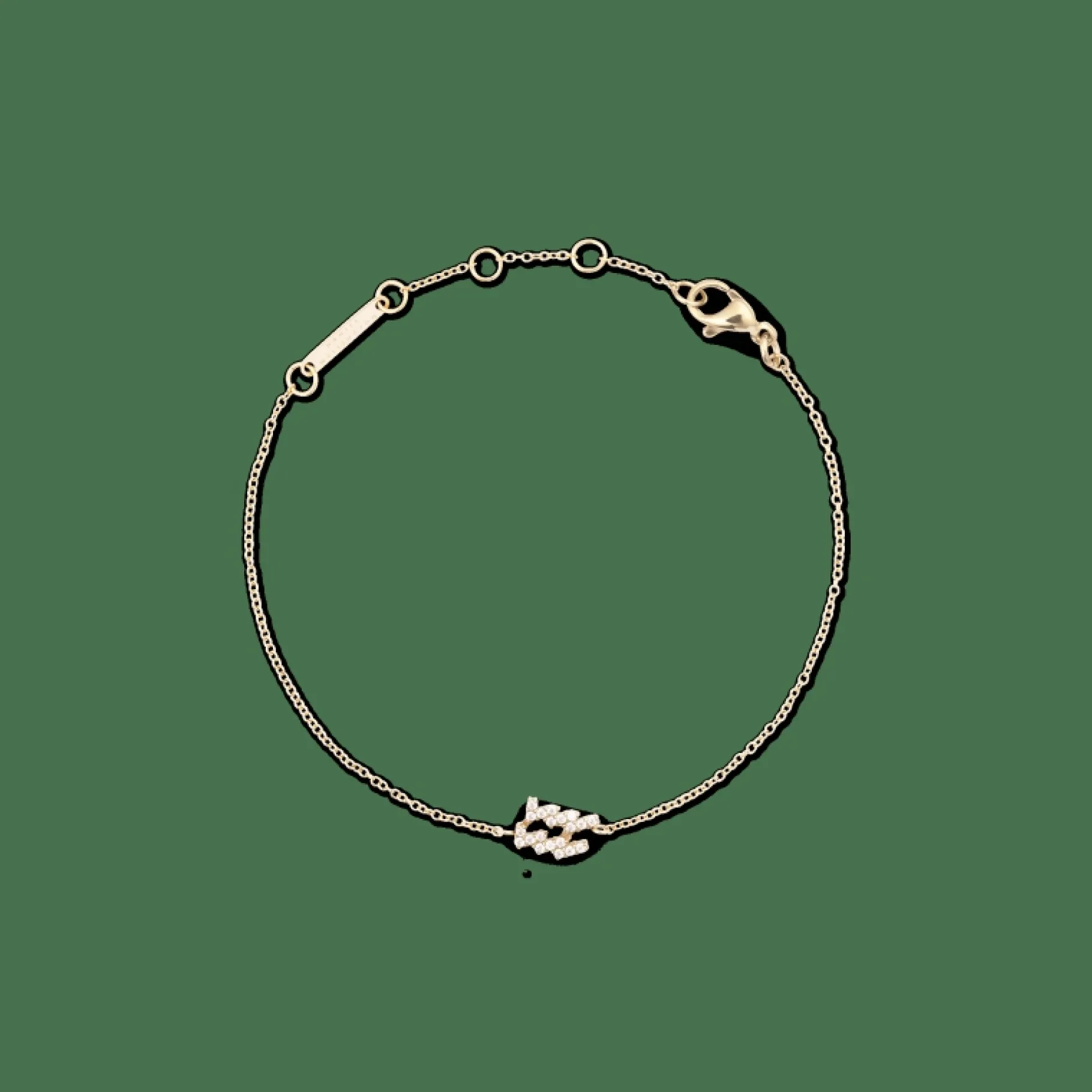 Daniel Wellington Crystal Zodiac Chain Bracelet> Bracciali
