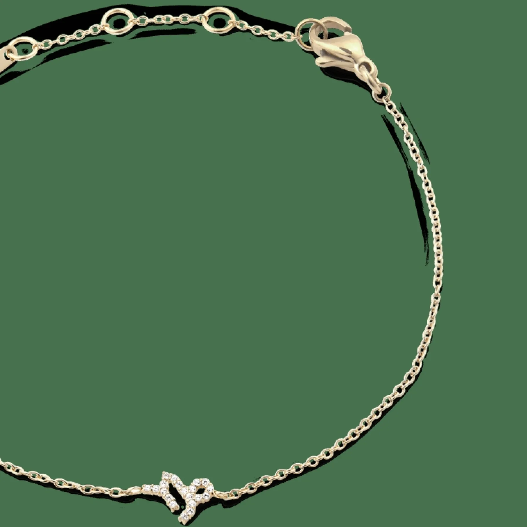 Daniel Wellington Crystal Zodiac Chain Bracelet> Bracciali