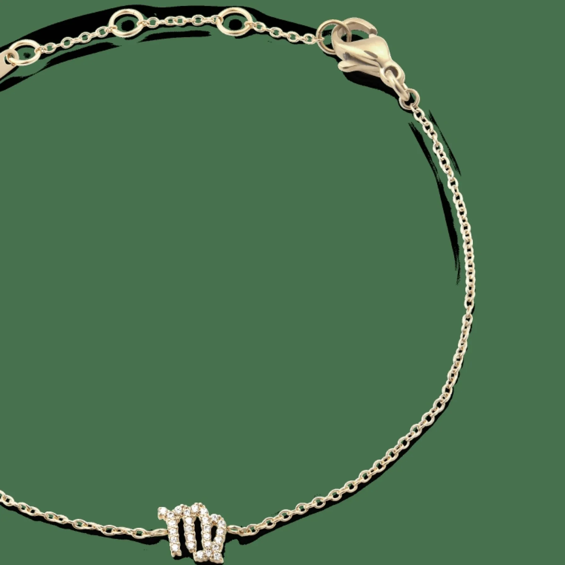 Daniel Wellington Crystal Zodiac Chain Bracelet> Bracciali