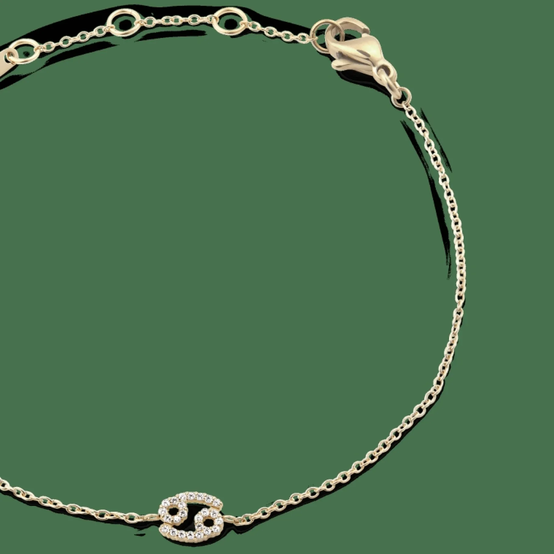 Daniel Wellington Crystal Zodiac Chain Bracelet> Bracciali