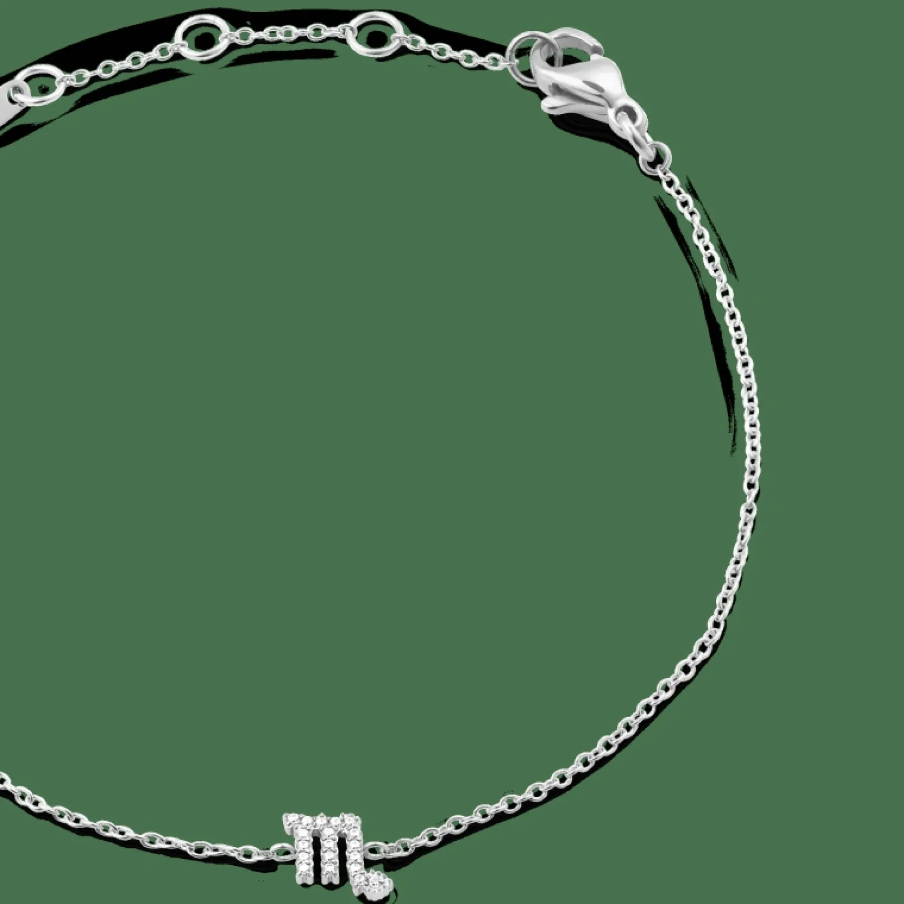 Daniel Wellington Crystal Zodiac Chain Bracelet> Bracciali