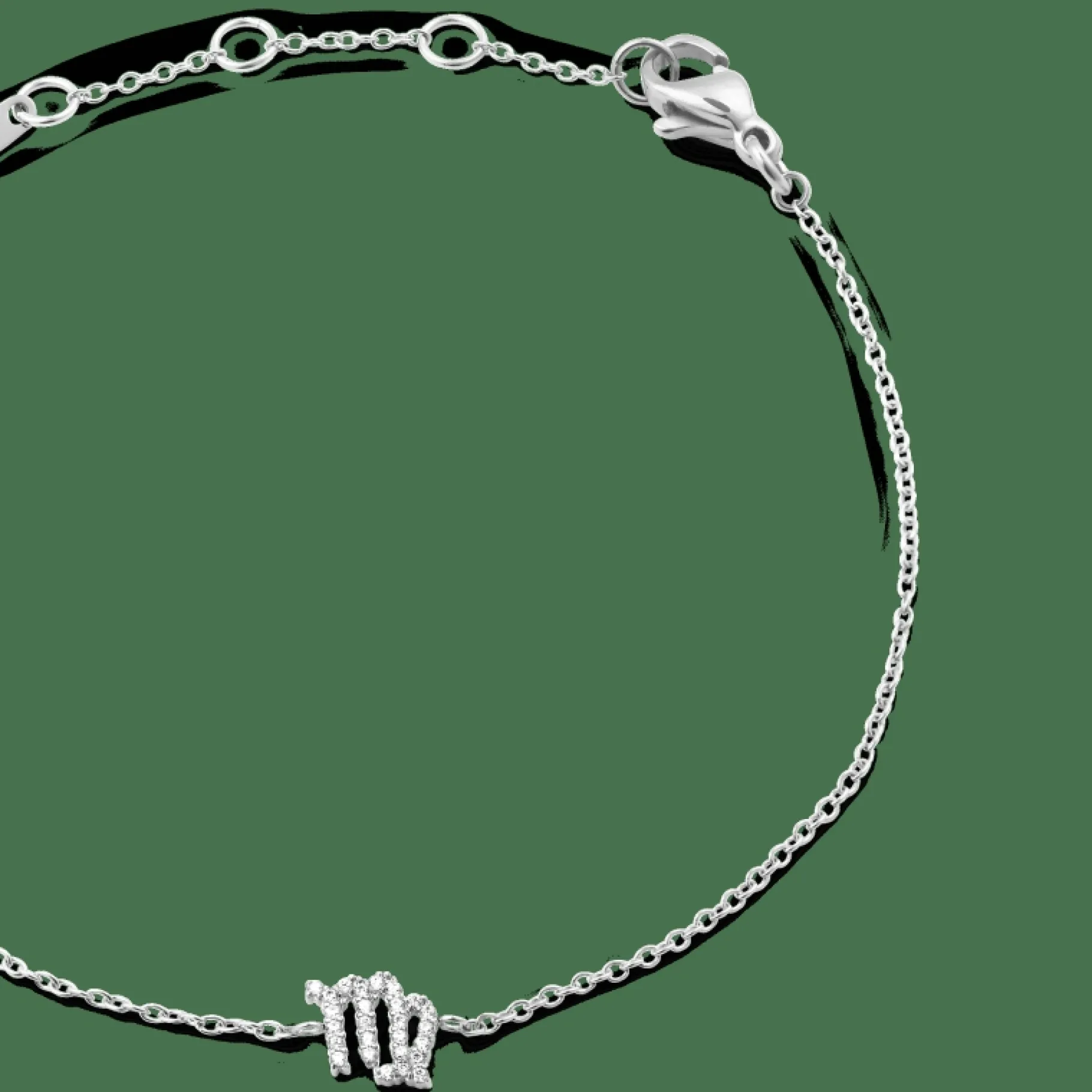 Daniel Wellington Crystal Zodiac Chain Bracelet> Bracciali