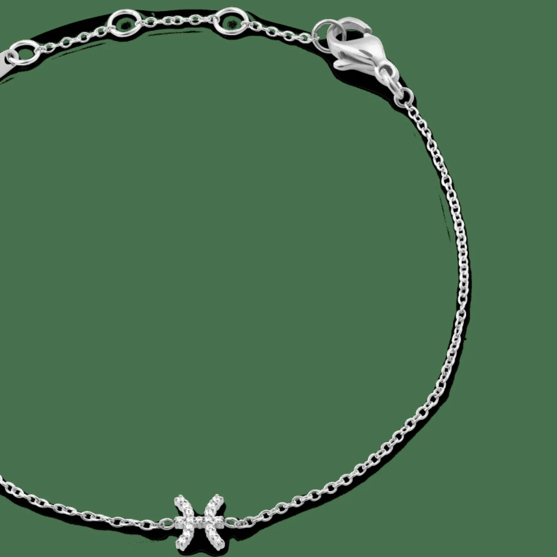 Daniel Wellington Crystal Zodiac Chain Bracelet> Bracciali