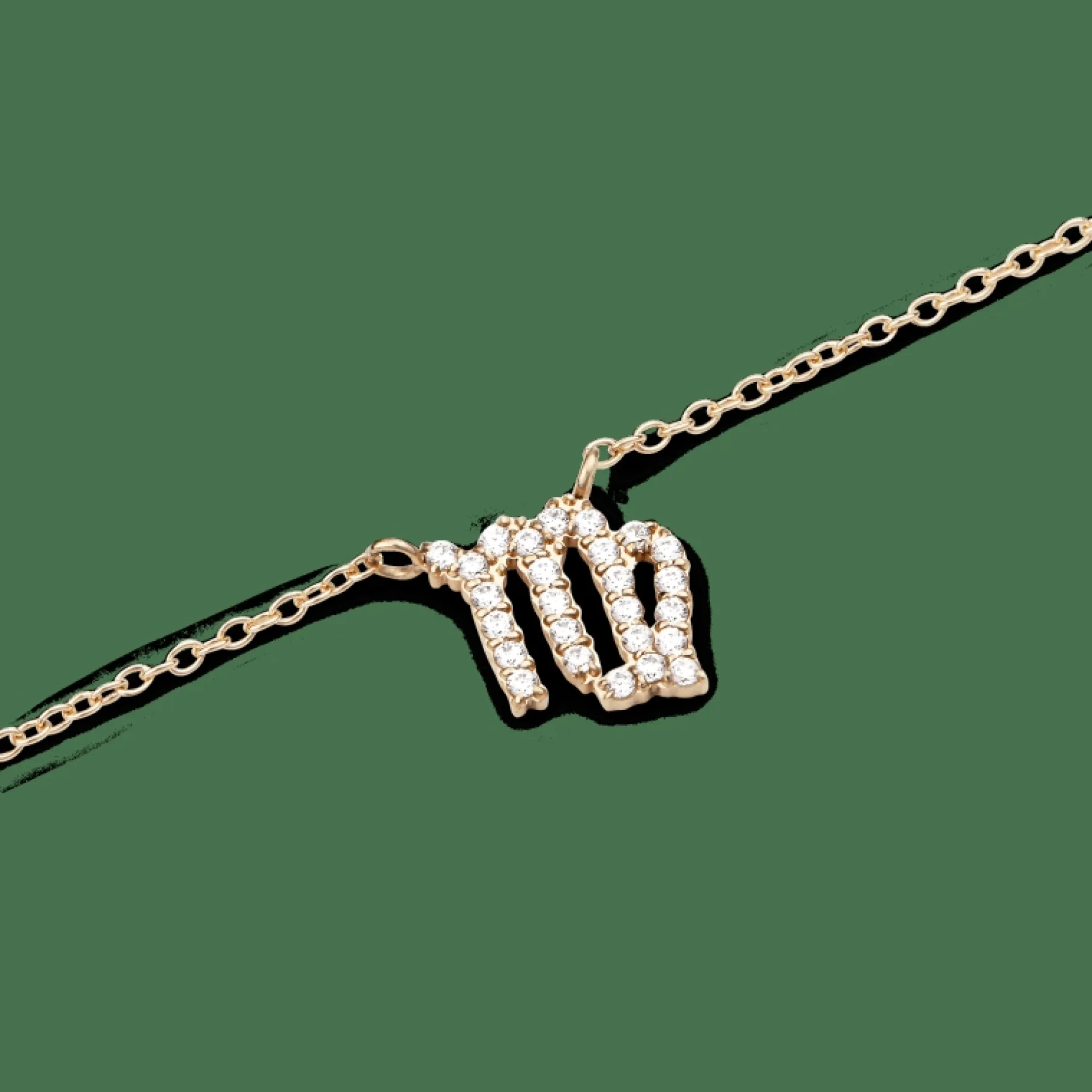 Daniel Wellington Crystal Zodiac Chain Necklace> Collane