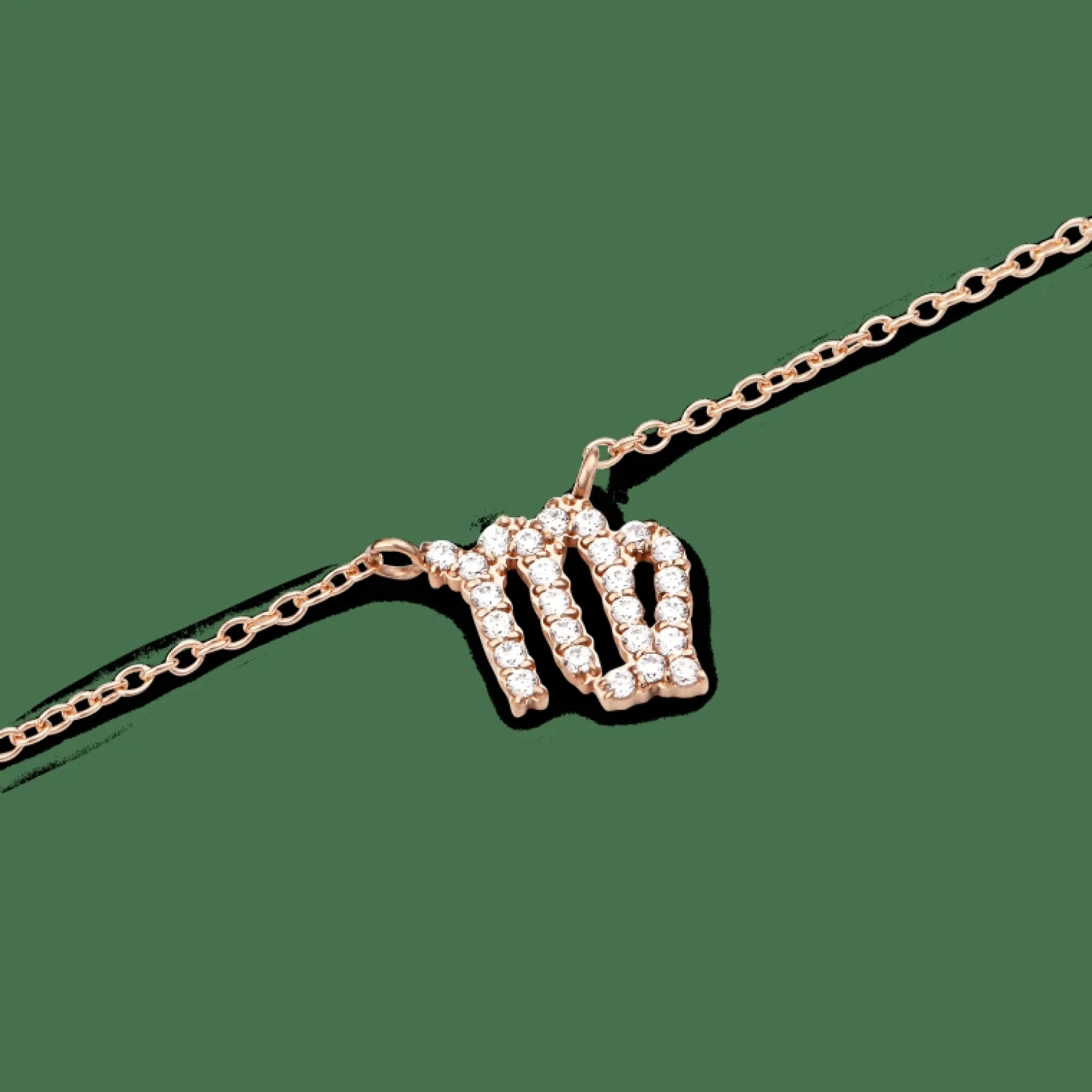 Daniel Wellington Crystal Zodiac Chain Necklace> Collane
