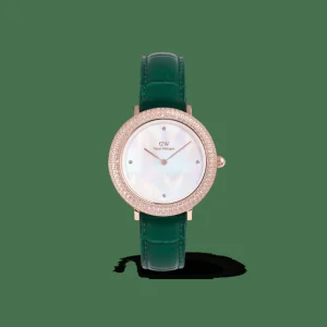 Daniel Wellington Crystalline Bezel Green Croc>Donna Orologio Donna