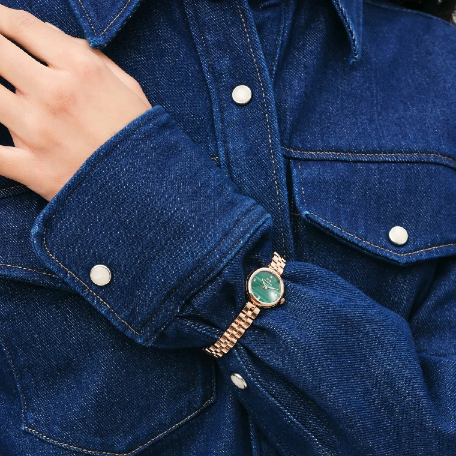 Daniel Wellington Elan Lumine Malachite>Donna Orologio Donna
