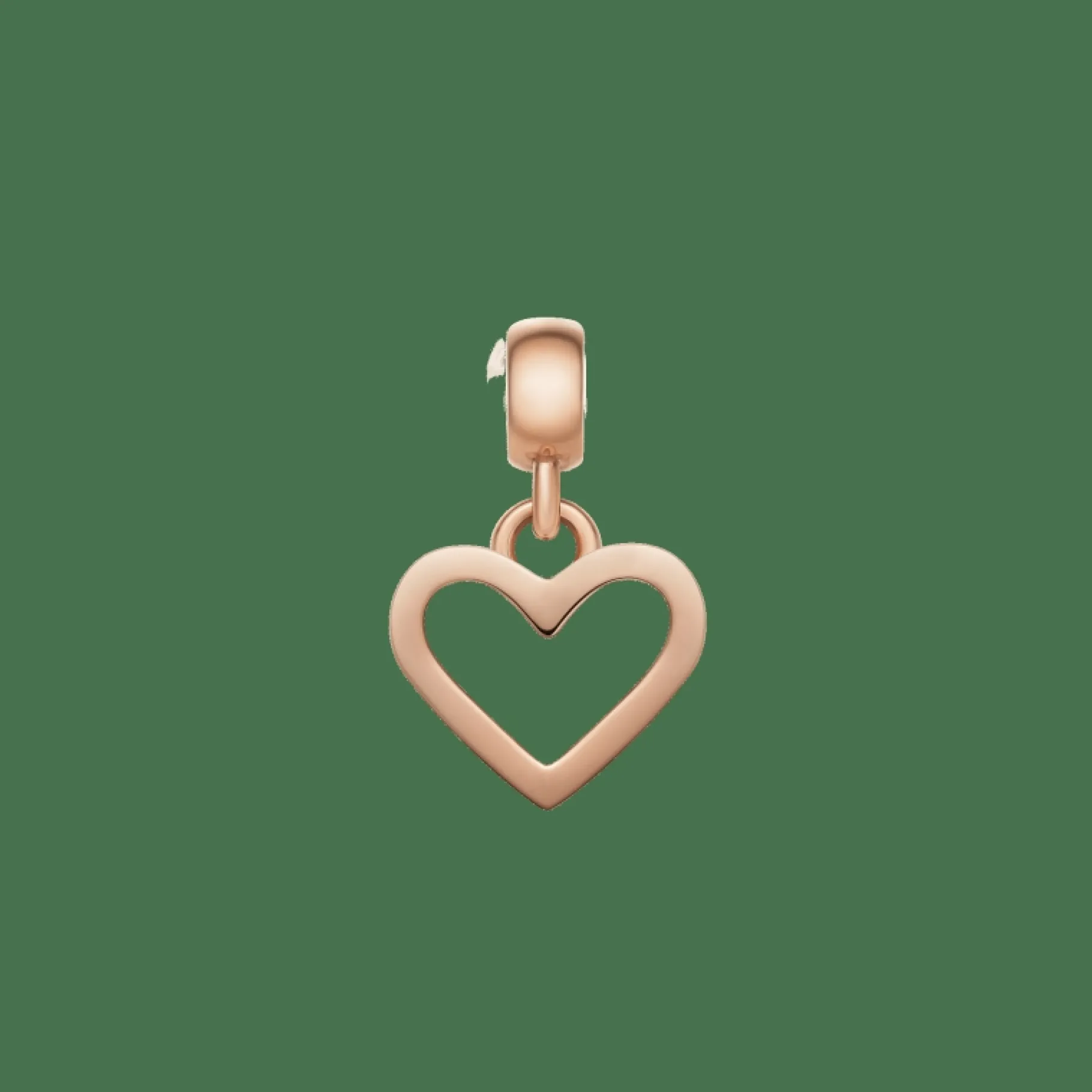 Daniel Wellington Heart Contour Charm RG> Ciondoli