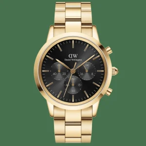 Daniel Wellington Iconic Chronograph Link Onyx G>Uomo Orologi Uomo