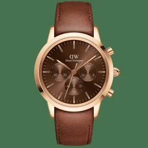 Daniel Wellington Iconic Chronograph St Mawes Amber RG>Uomo Orologi Uomo