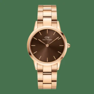 Daniel Wellington Iconic Link Amber>Donna Orologi Uomo | Orologio Donna
