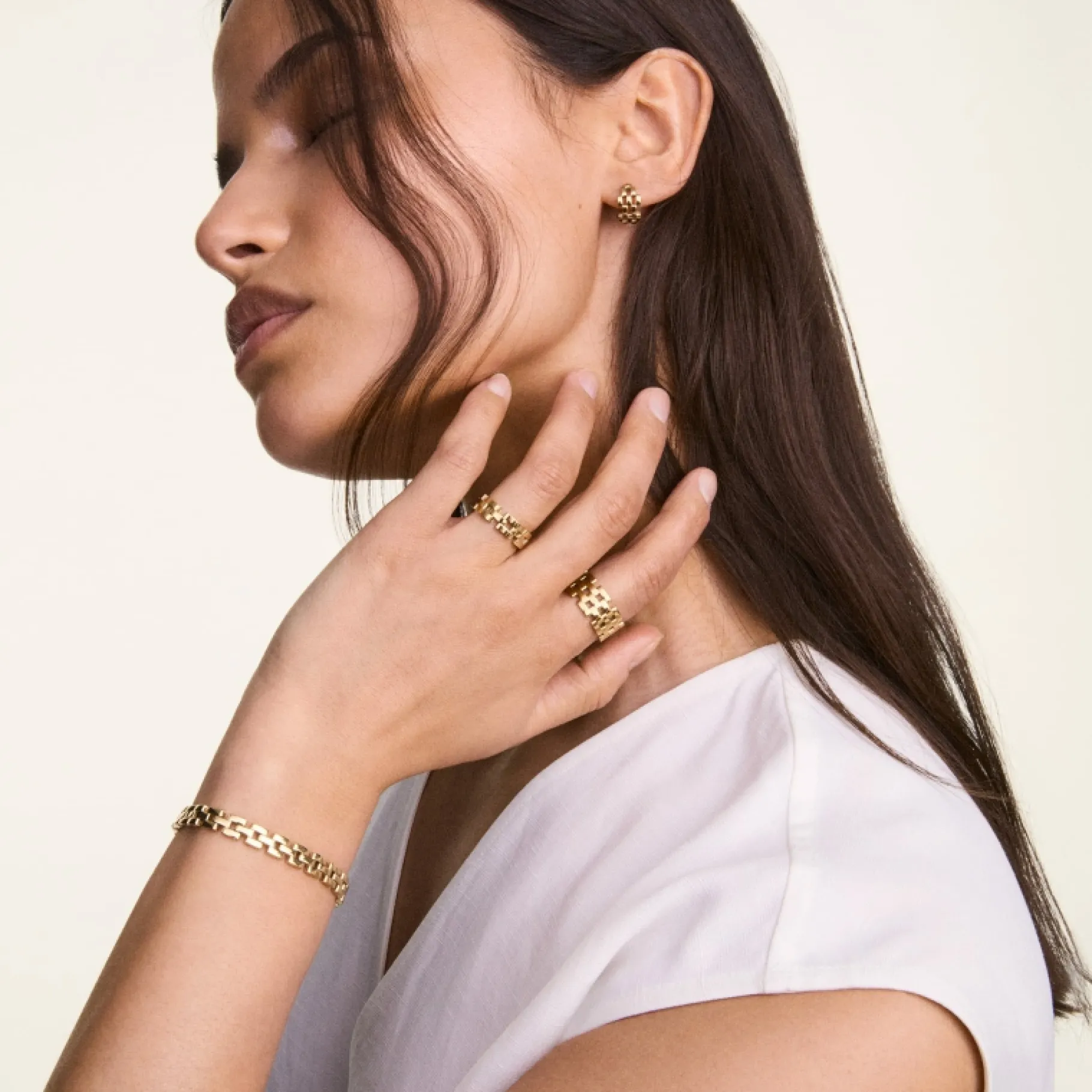 Daniel Wellington 5-Link Ring> Anelli
