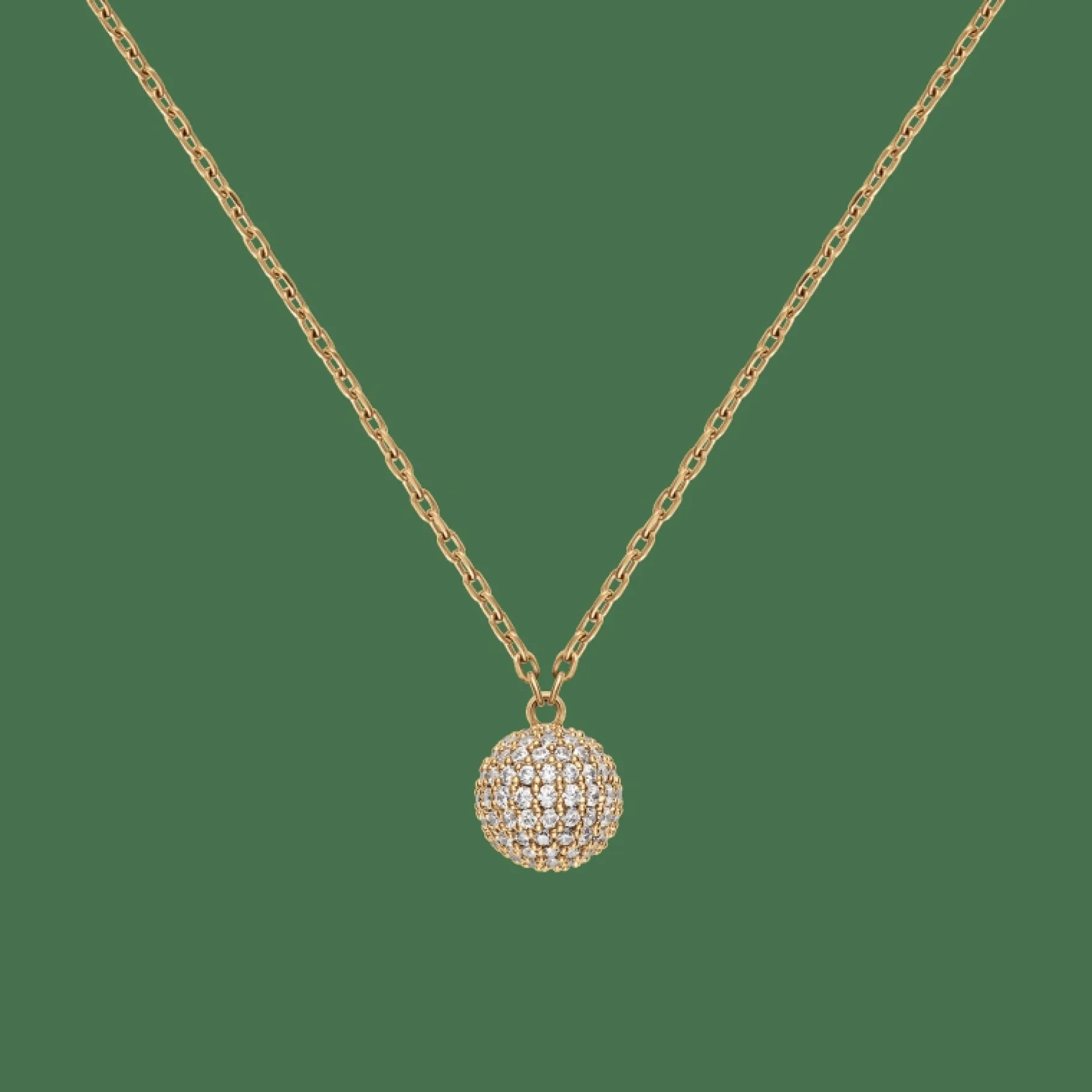 Daniel Wellington Pavé Crystal Pendant Necklace> Collane