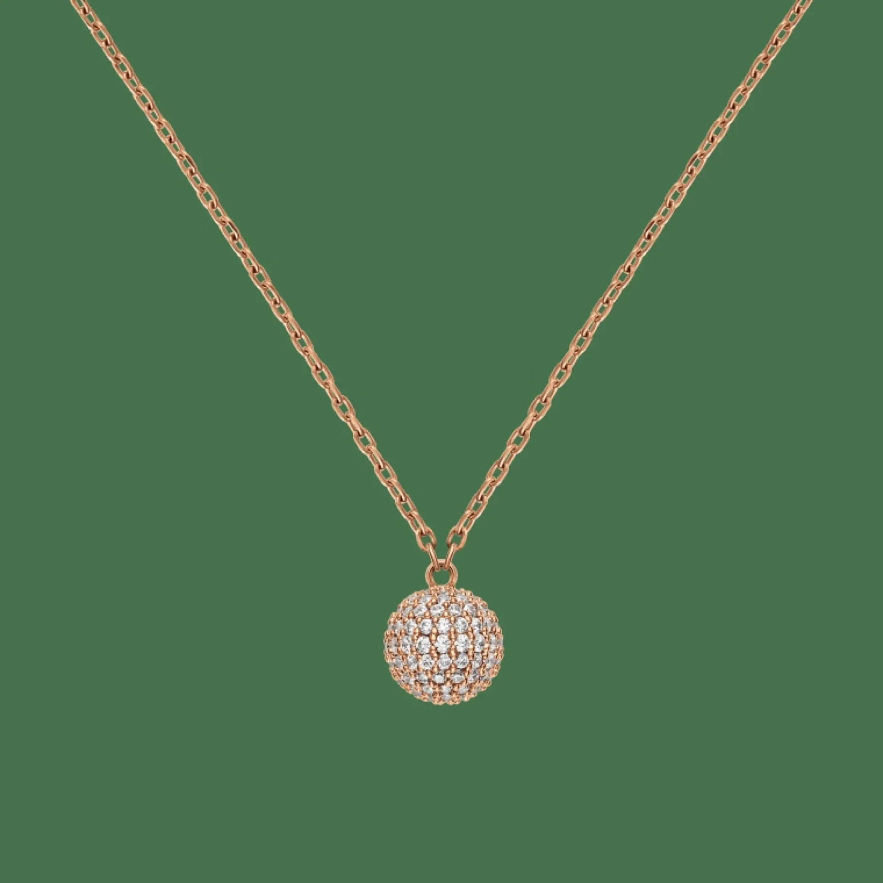 Daniel Wellington Pavé Crystal Pendant Necklace> Collane