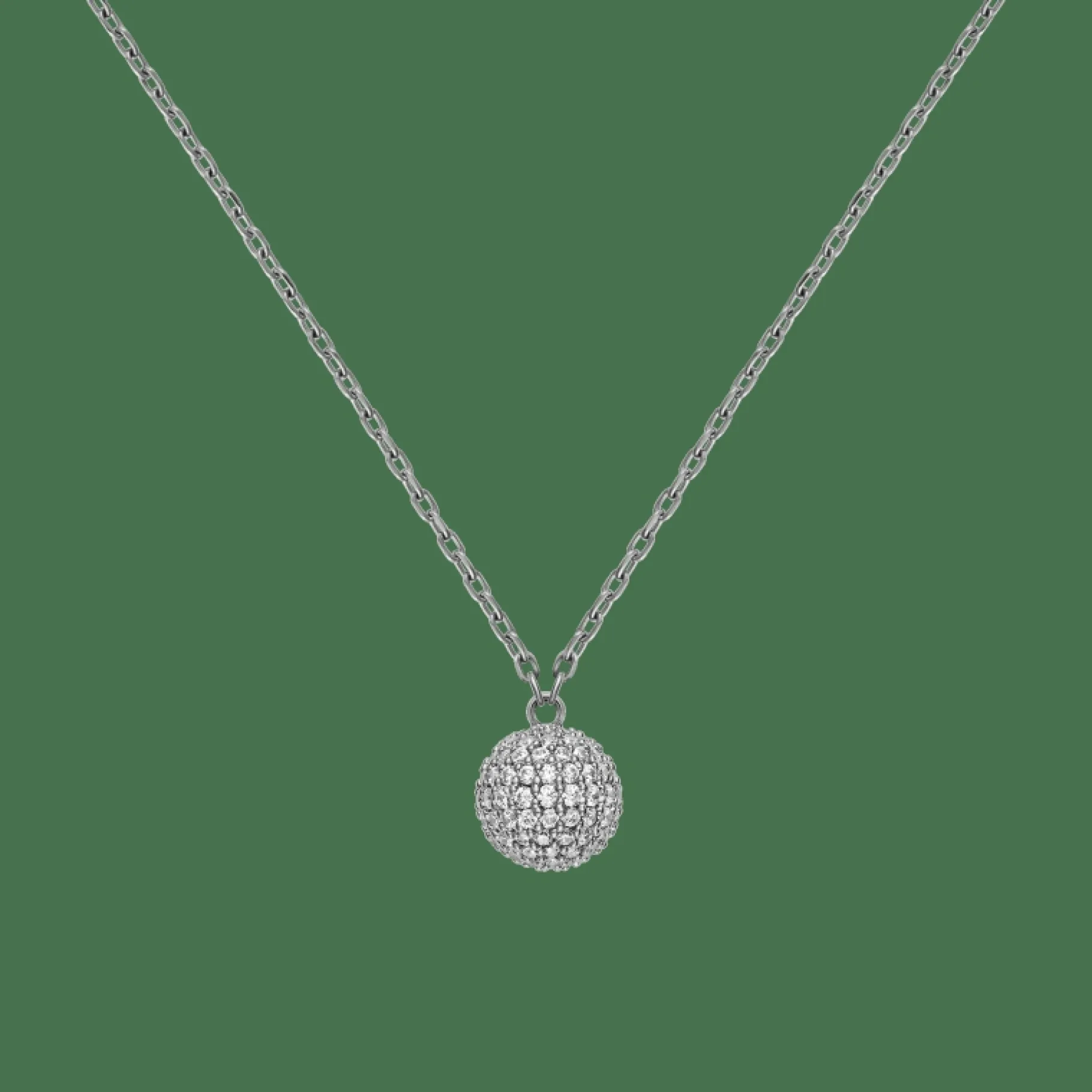 Daniel Wellington Pavé Crystal Pendant Necklace> Collane
