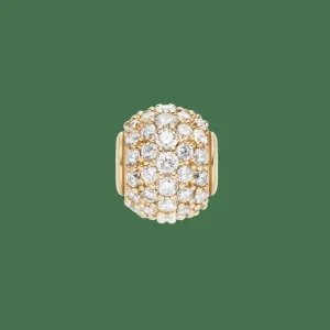 Daniel Wellington Pavé Orb White Crystal Charm G> Ciondoli