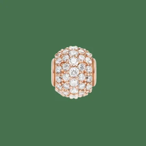Daniel Wellington Pavé Orb White Crystal Charm RG> Ciondoli