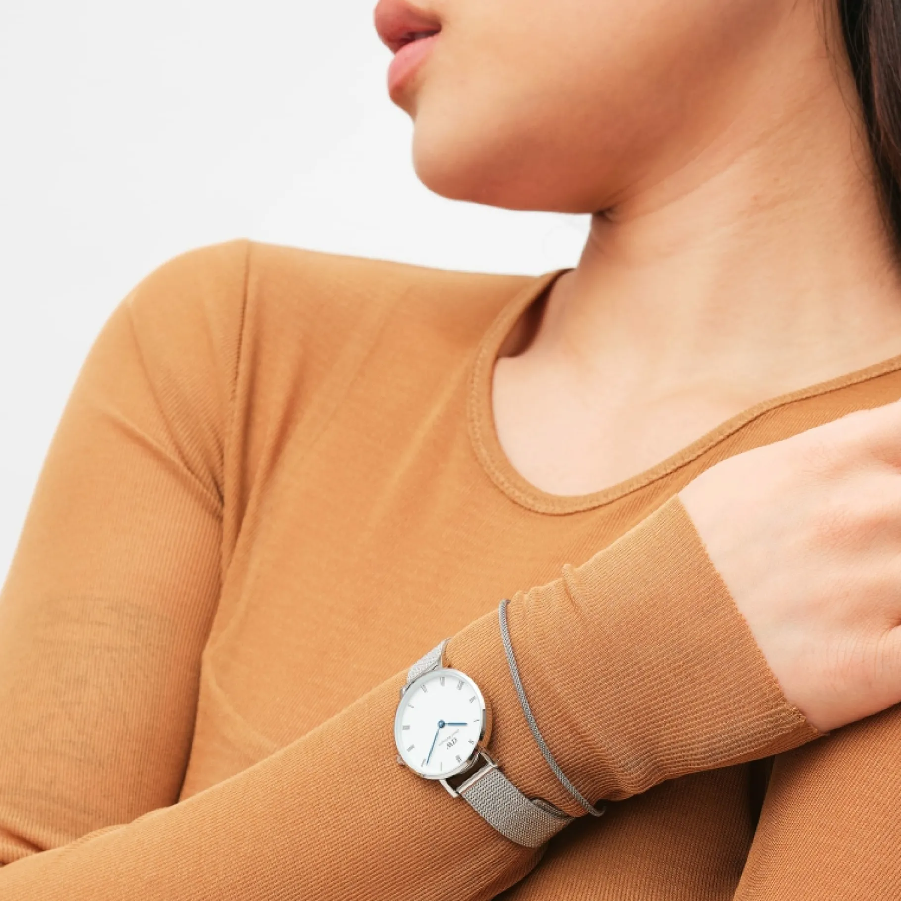 Daniel Wellington Petite Roman Numerals Sterling>Donna Orologio Donna
