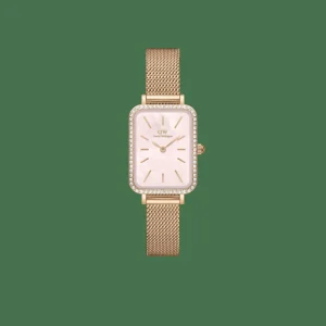 Daniel Wellington Quadro Lumine Bezel Melrose Pink MOP>Donna Orologio Donna