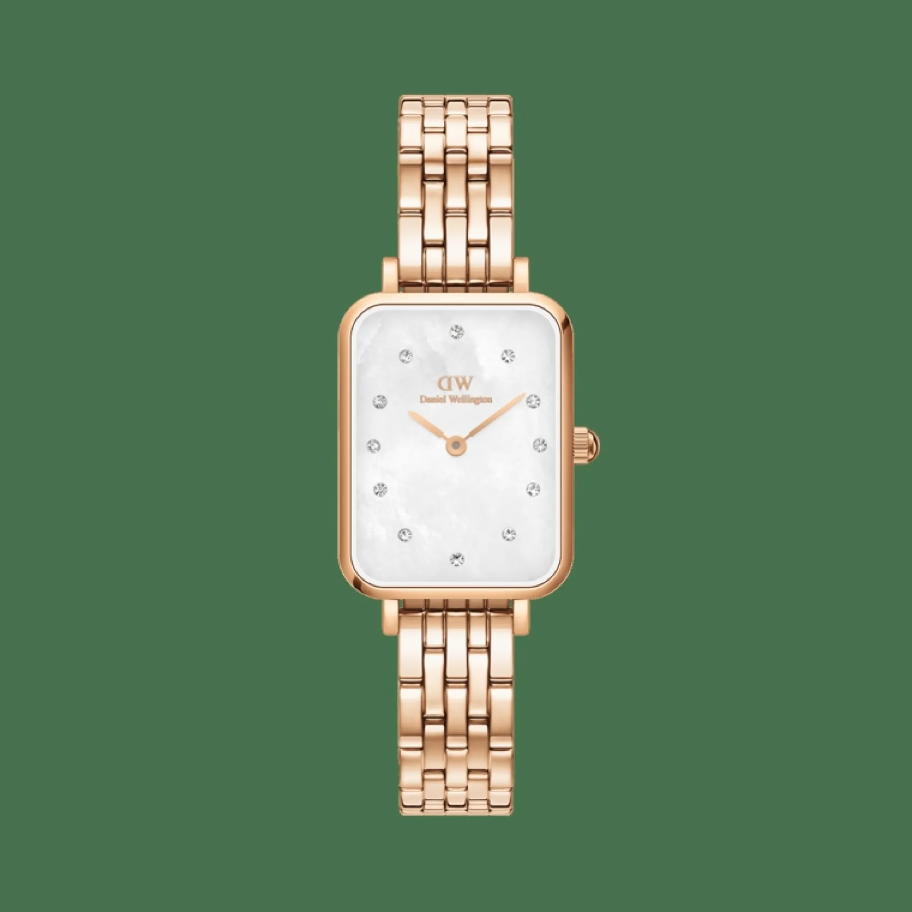 Daniel Wellington Quadro Lumine 5-Link Melrose>Donna Orologio Donna
