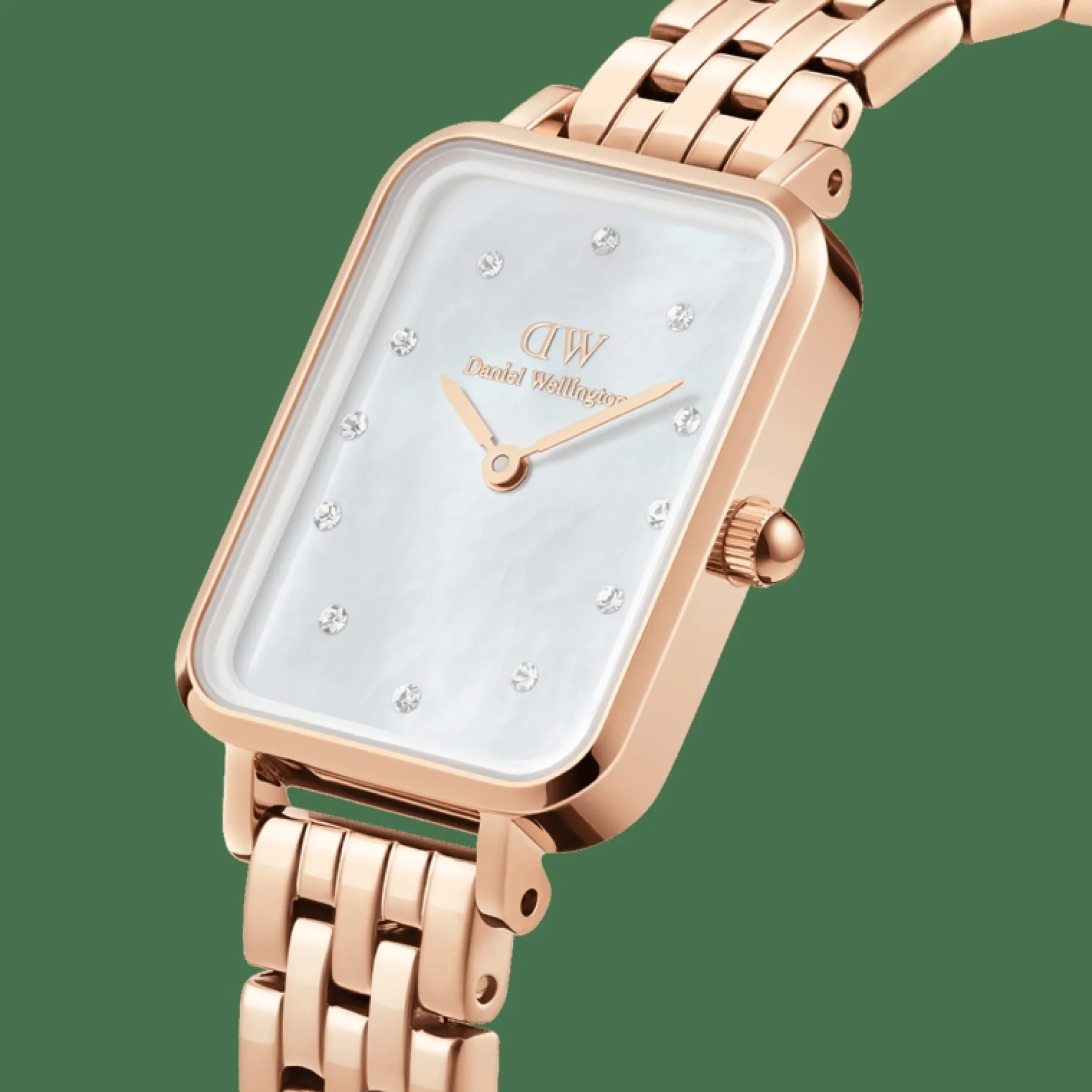 Daniel Wellington Quadro Lumine 5-Link Melrose>Donna Orologio Donna