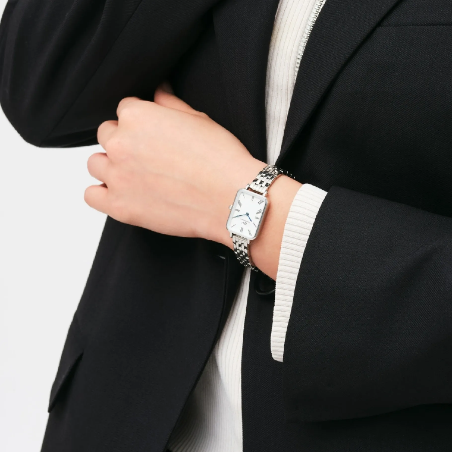 Daniel Wellington Quadro Roman Numerals 5-Link>Donna Orologio Donna