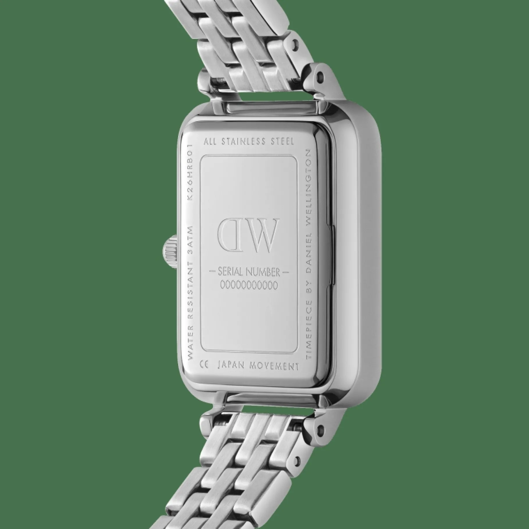 Daniel Wellington Quadro Roman Numerals 5-Link>Donna Orologio Donna