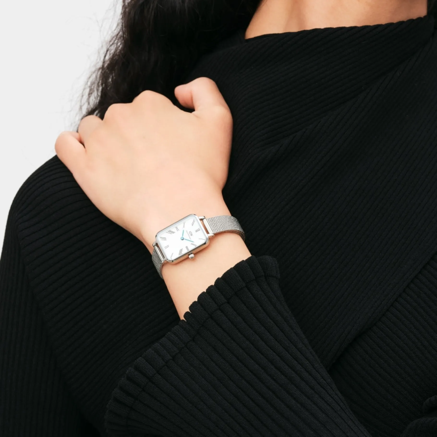 Daniel Wellington Quadro Roman Numerals Sterling>Donna Orologio Donna