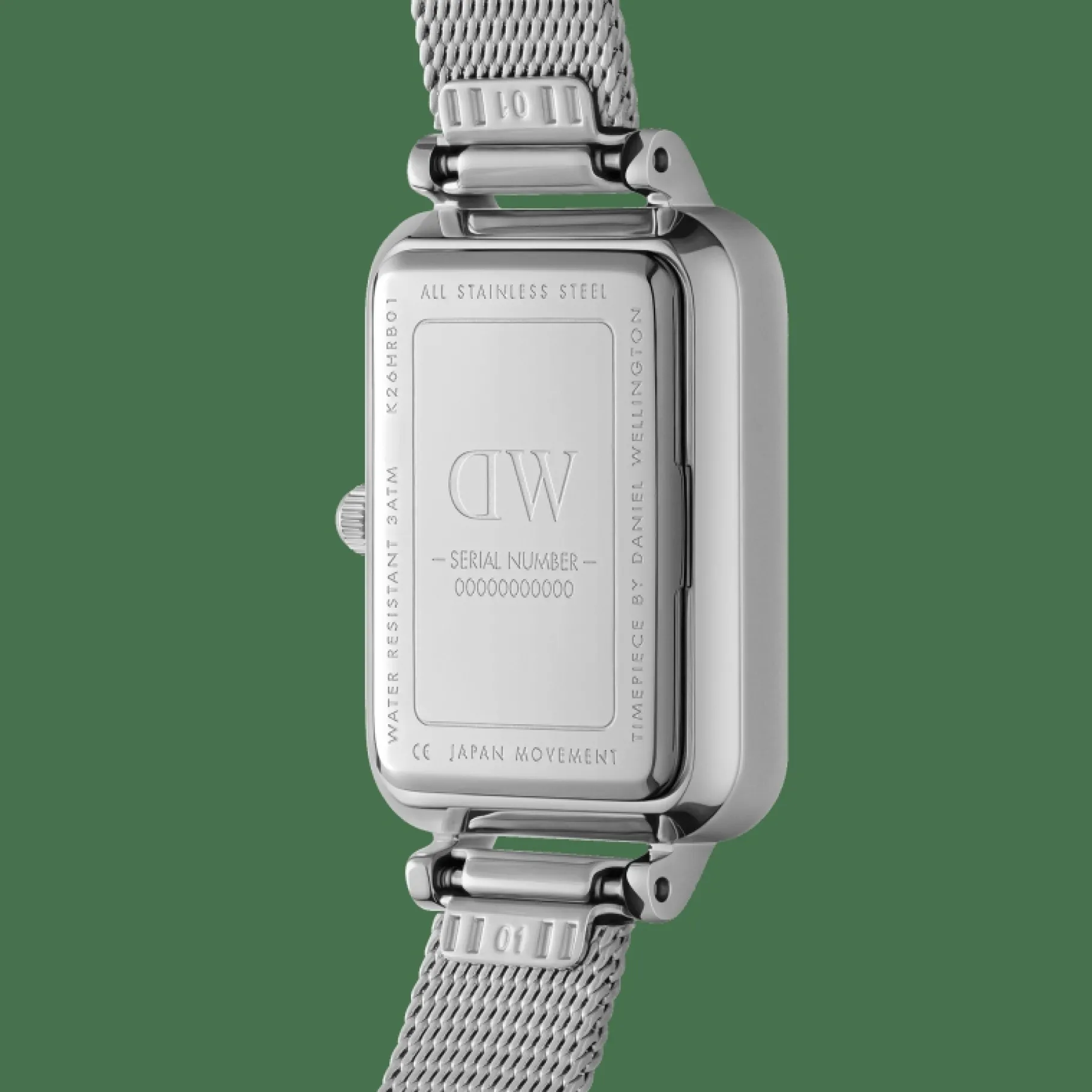Daniel Wellington Quadro Roman Numerals Sterling>Donna Orologio Donna