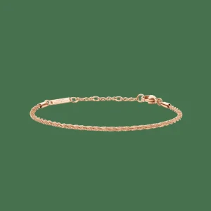 Daniel Wellington Twisted Chain Bracelet RG> Bracciali